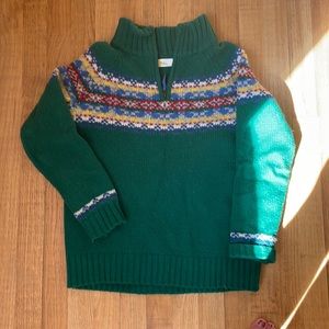 Mini Boden Fair Isle Sweater size 11-12